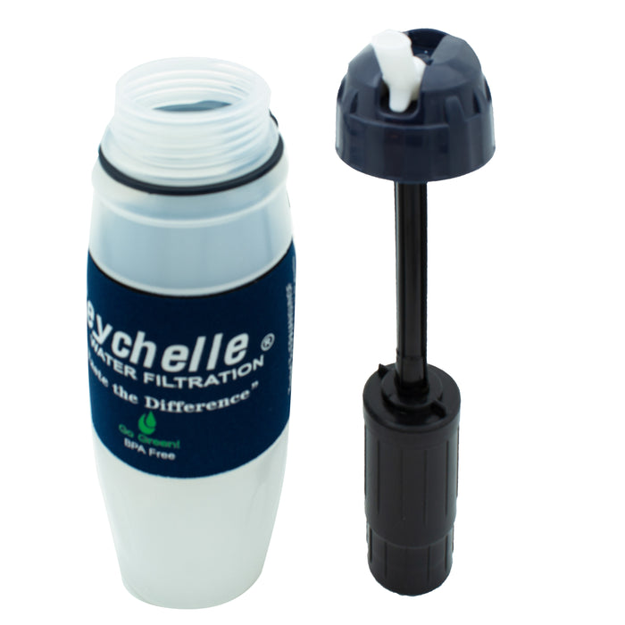 Seychelle Advanced Water Filter Bottle 28 oz Flip Top