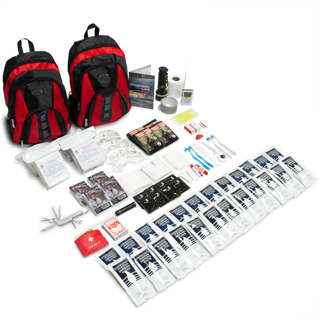 Essential Packs Standard Backpack Emergency Kit (FOR 4 people)