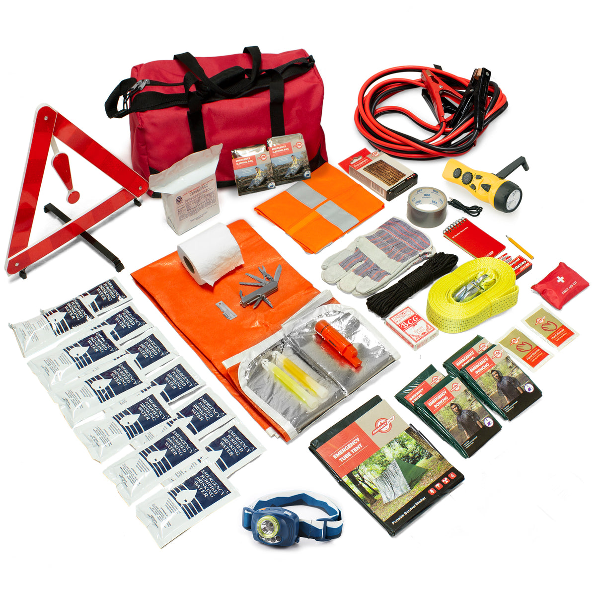 Blikzone 81 Pcs - Car kit emergency road kit Classic,car essentials for  women, kit for vehicles